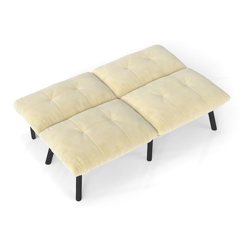 Convertible Folding Modern Sofa Bed, Back-Adjustable Sofa