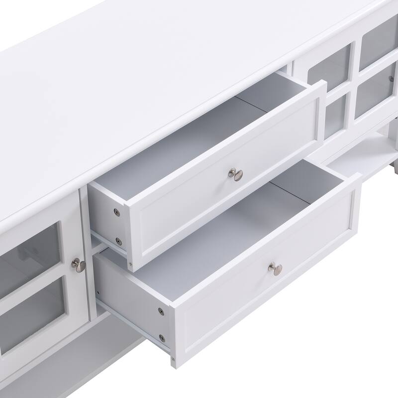 Modern Entertainment Center with Multifunctional Storage Space