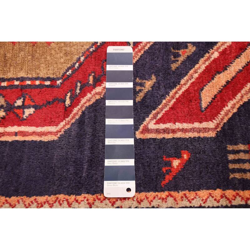 ECARPETGALLERY Hand-knotted Konya Anatolian Dark Navy Wool Rug - 4'2 x 10'4