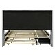 preview thumbnail 12 of 12, Teddy Fleece Wingback Bed Frame wPull-out Trundle Bed, LED Light Bars and 2 Drawers, Gray Platform Queen Bed for Bedroom