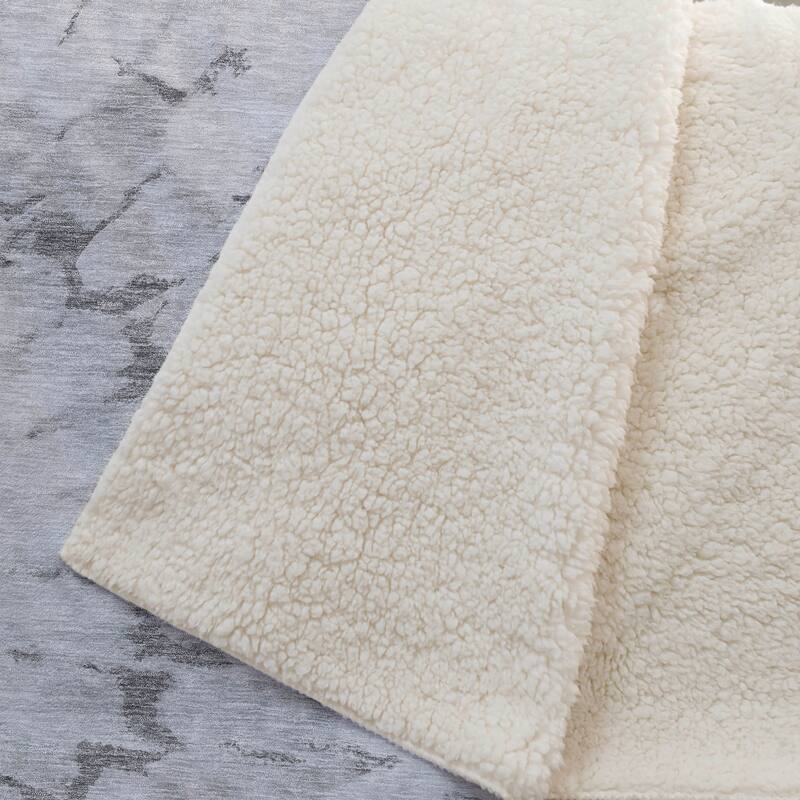 Premium Machine Washable Contemporary Spiral Sherpa Throw Blanket