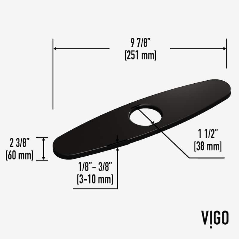 VIGO 10" L Kitchen Deck Plate