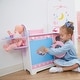 preview thumbnail 9 of 8, Olivia's Little World 6-in-1 Baby Doll Changing Station, Pink/Purple - 39.49" L x 10.98" W x 24.76" H