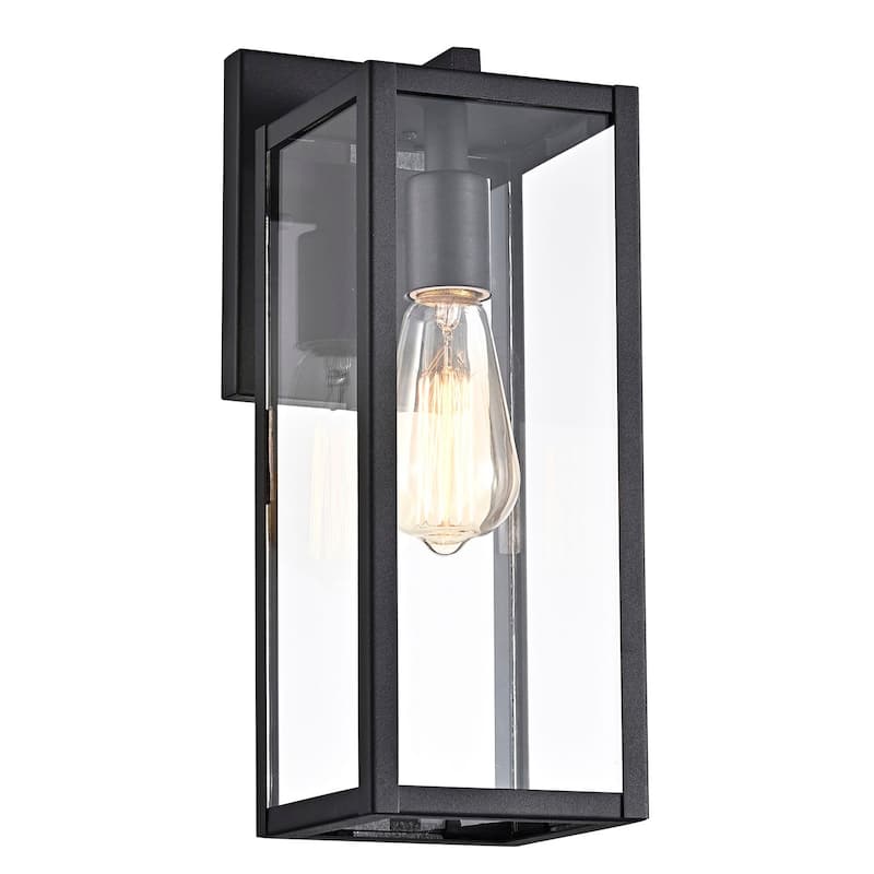 Arberry 1 Light Rust Outdoor Wall Lantern Sconce Light