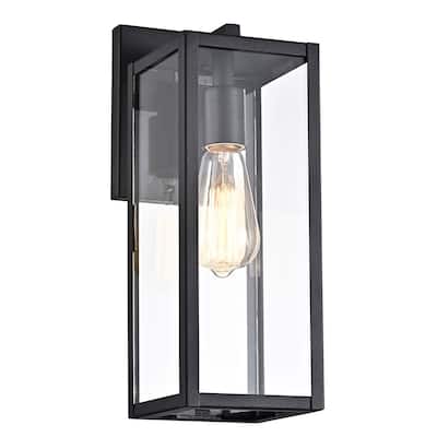 Arberry 1 Light Rust Outdoor Wall Lantern Sconce Light