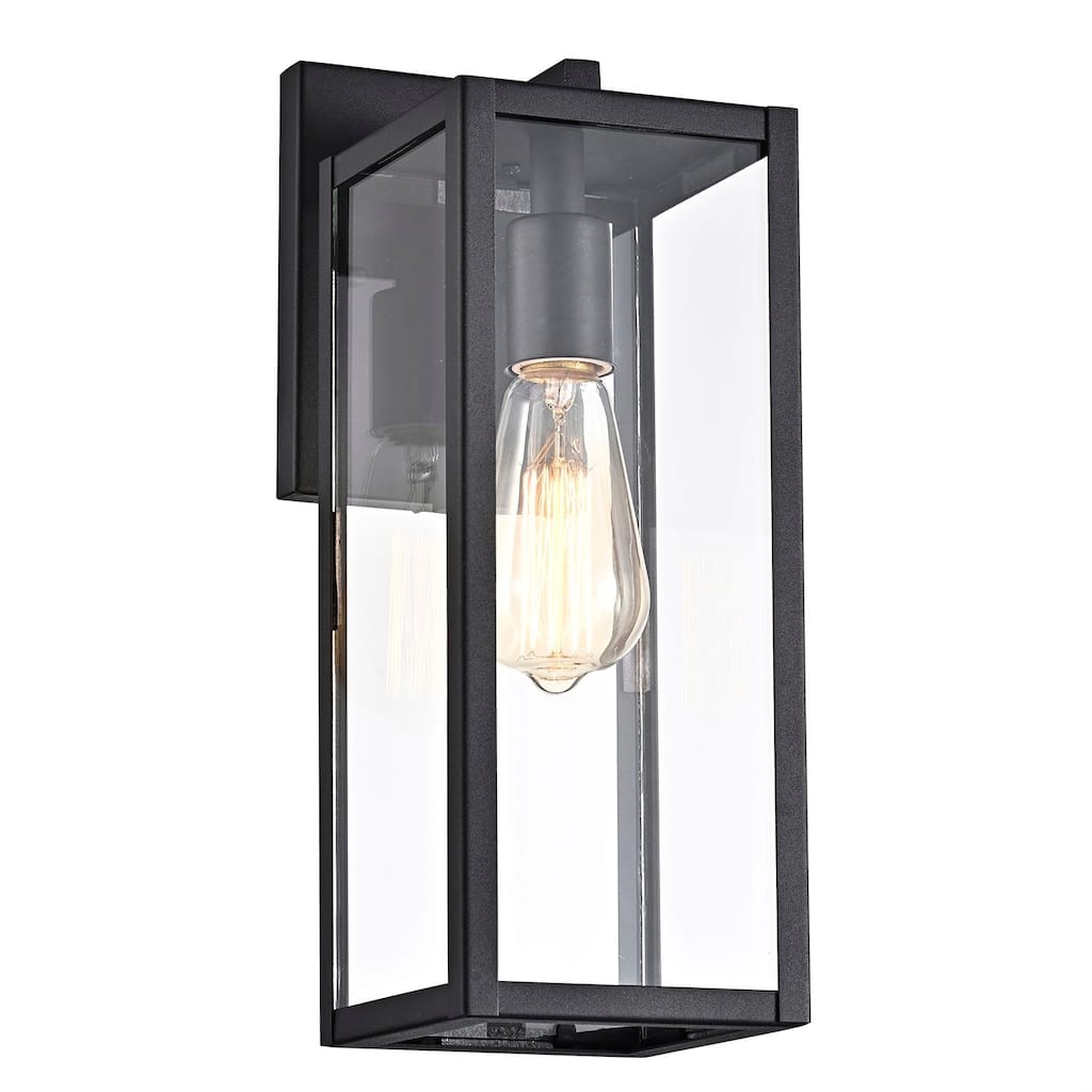 Arberry 1 Light Rust Outdoor Wall Lantern Sconce Light