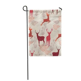 Shop Vintage Christmas Reindeer And Snowflakes File Organized In Layers For Easy Edit Garden Flag Decorative Flag House On Sale Overstock 31330693