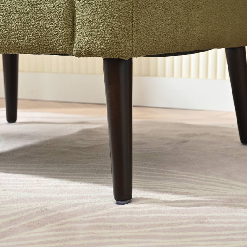 Comfortable Reading Chair with Wood Legs for Living Room, Bedroom,Reception Room