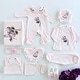 preview thumbnail 2 of 2, Cotton Newborn Floral Coming Home Set - 11 Piece Bloom Baby Clothes Pink