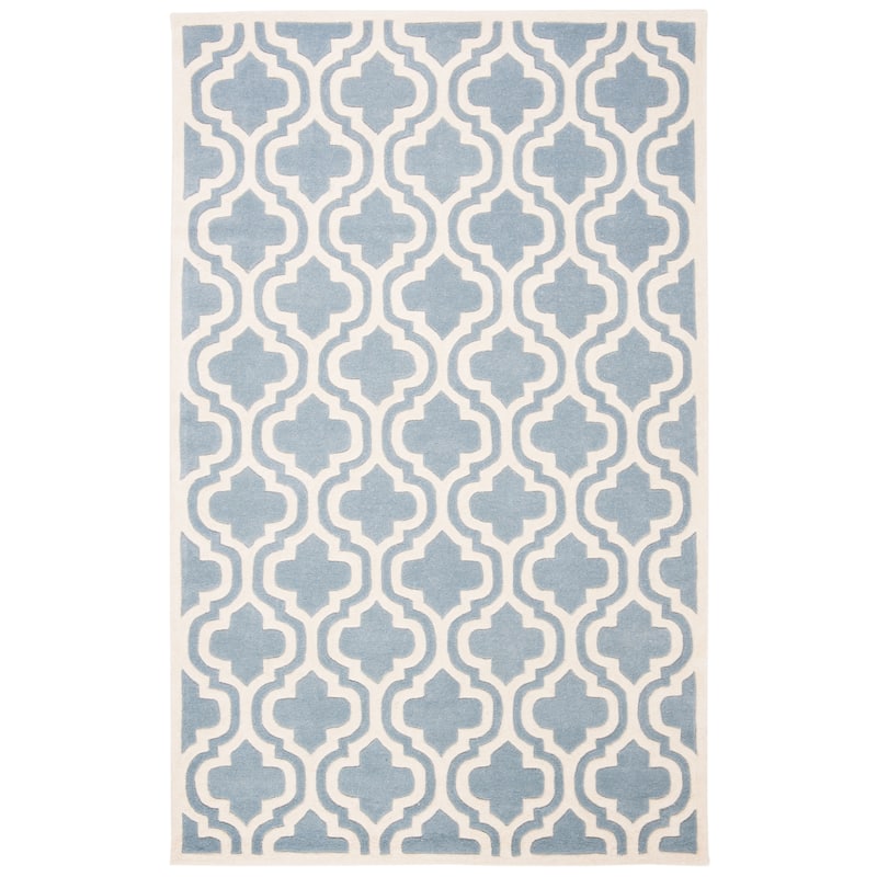 SAFAVIEH Handmade Chatham Sieghilde Modern Moroccan Wool Rug