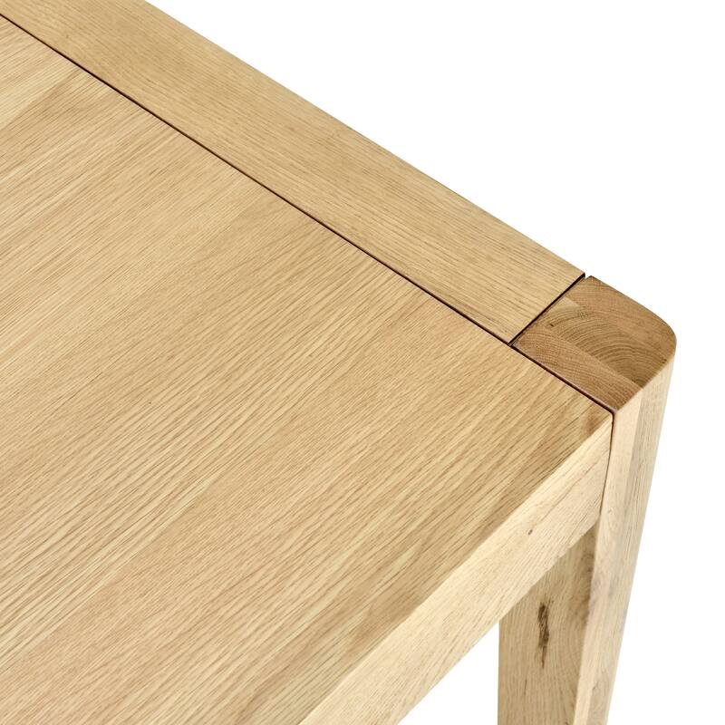 Beechgrove 72" Dining Table in Natural Brown by Kosas Home - 72Wx38Dx30H