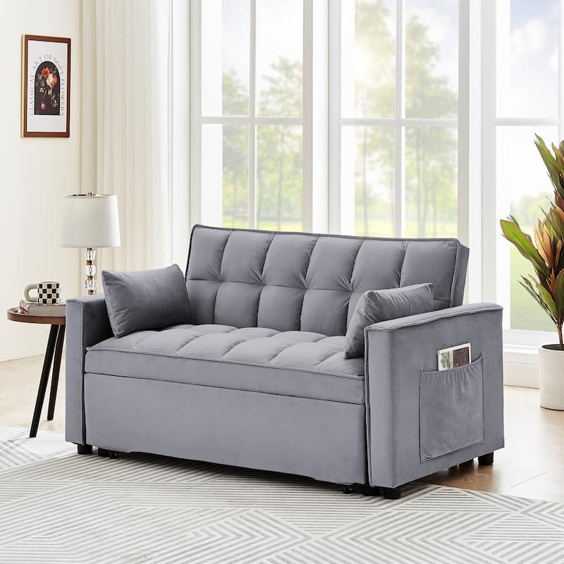Velvet Sleeper Sofa Bed