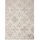 preview thumbnail 2 of 25, Nourison Jubilant Indoor Floral Area Rug 5' 3" x 7' 3" - Grey/Ivory - Rectangle
