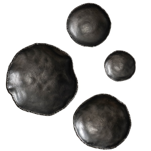 slide 2 of 6, Uttermost Lucky Coins Nickel Wall Decor, Set/4