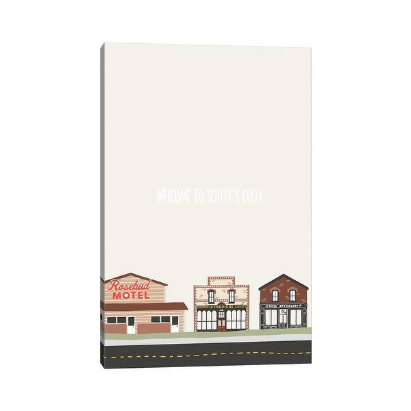 slide 1 of 6, iCanvas "Welcome To Schitts Creek" by The Beau Studio Canvas Print