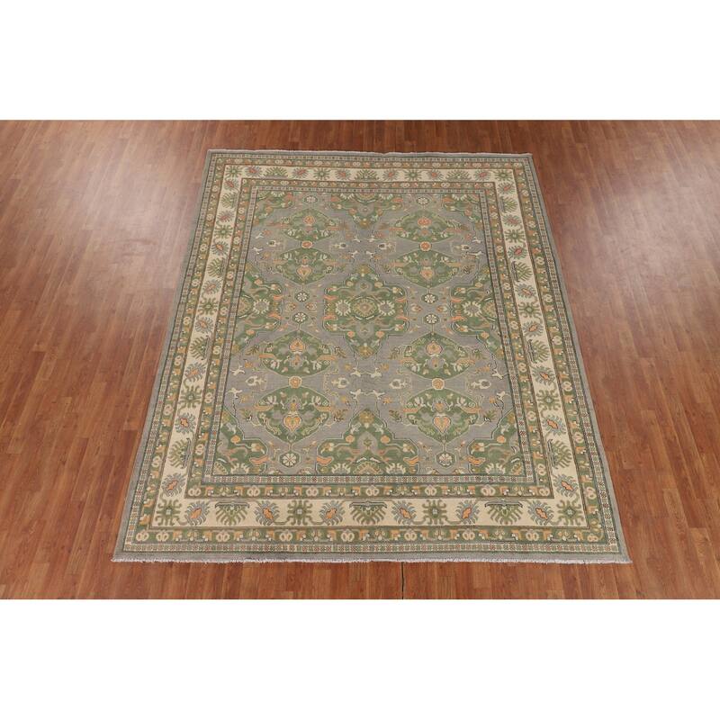 Traditional Kazak Oriental Area Rug Handmade Bedroom Wool Carpet - 8'2" x 9'10"
