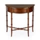 preview thumbnail 2 of 6, Skilling 31 in. W Specialty Demilune Shape Wood 1-Drawer Console Table