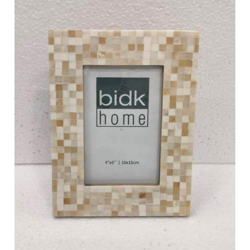Mosaic Frame Lite Brown - LITE BROWN - 4x6