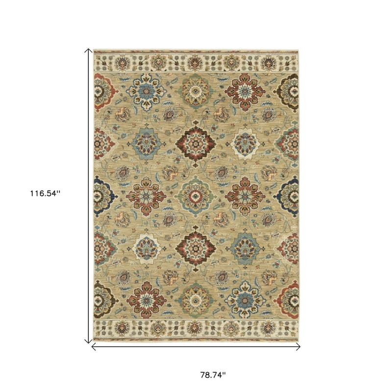 HomeRootsFloral Traditional Runner Area Rug