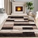 preview thumbnail 45 of 147, Superior Rockwood Patchwork Indoor Area Rug or Runner 5' x 8' - Chocolate