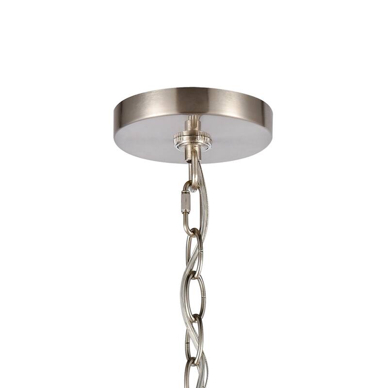 Calistoga 23-inch Wide 3-Light Chandelier in Brushed Nickel