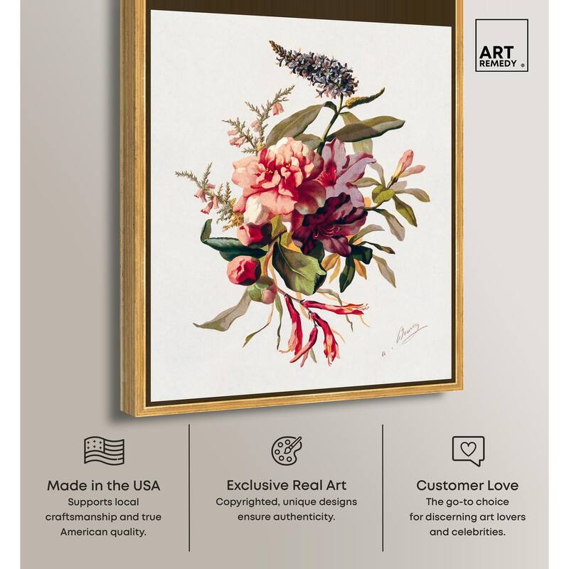 Winter-Flowering Plants Canvas by Art Remedy