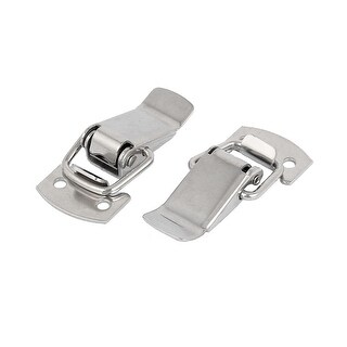 Case Box Spring Loaded Stainless Steel Toggle Trunk Latch Catch 2 Sets ...