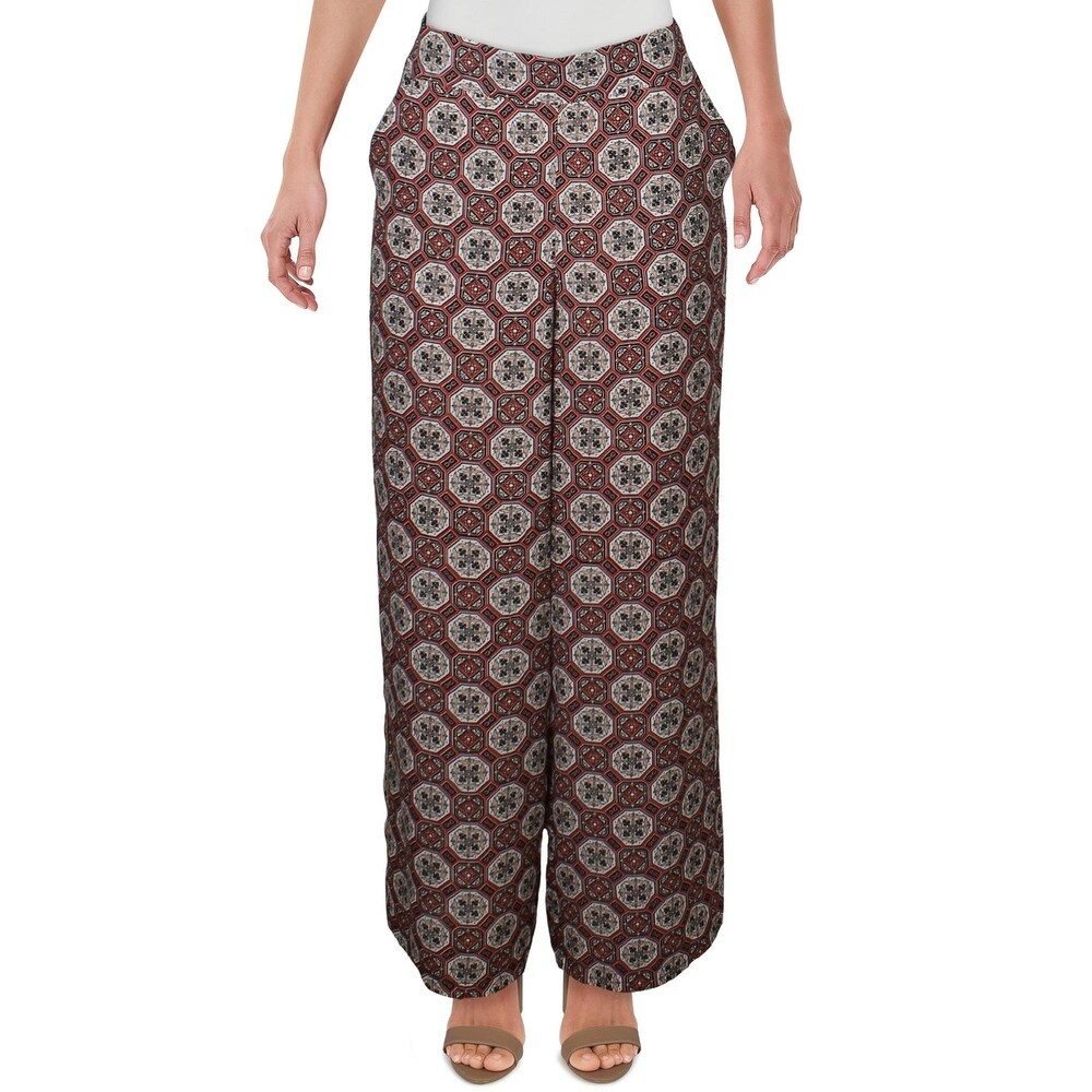 max studio wide leg cropped pants