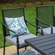 preview thumbnail 6 of 32, MAISON ARTS 9-Piece Patio Dining Set with Square/Rectangular Metal Table and 8 Gourd Head Shape Armrest Dining Chairs