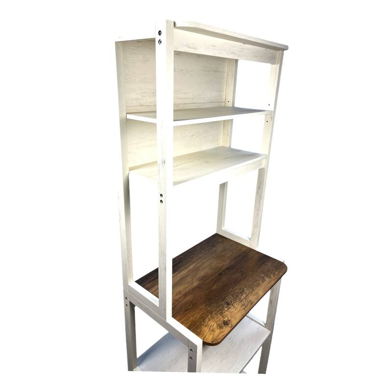 23.62" 5-Tier Bakers Rack for Kitchen with Storage, Coffee Bar, Kitchen Shelves, Microwave Stand