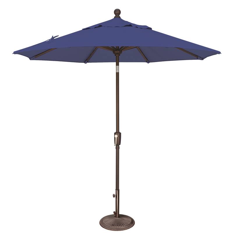 SimplyShade Catalina 7.5-inch Octagon Push Button Tilt Umbrella - Blue Sky - Olefin Canopy