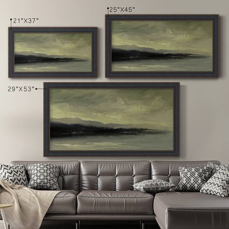 Coastal Dawn Premium Framed Canvas- Ready to Hang