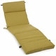 preview thumbnail 7 of 12, Blazing Needles 72-inch All-weather Outdoor Chaise Lounge Cushion Avocado