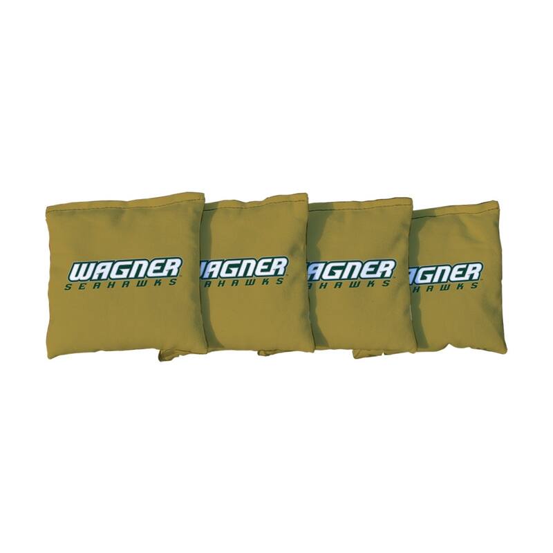 Wagner Seahawks Gold Cornhole Bags - Corn Filled