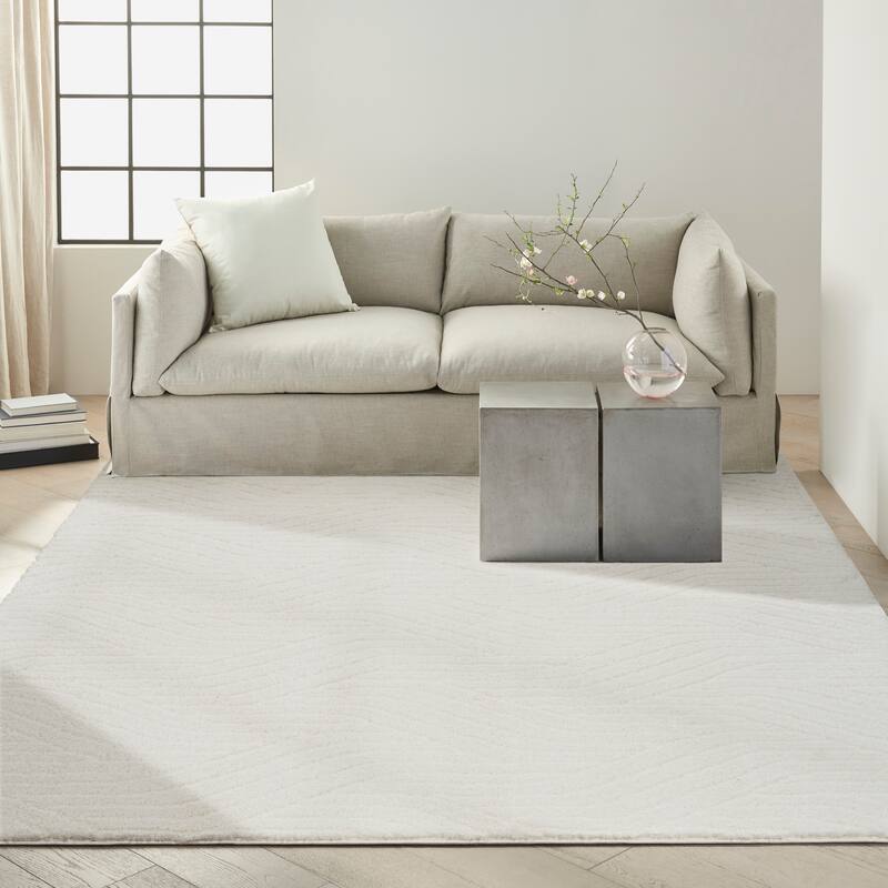 Calvin Klein Surfaces Indoor Solid Area Rug