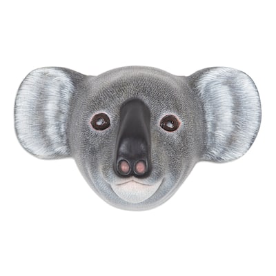 Handmade Cuddly Koala Wood mask (Indonesia)