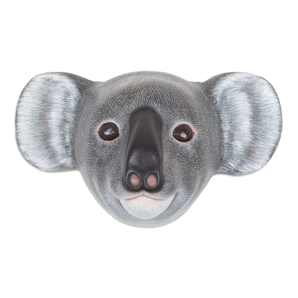 Handmade Cuddly Koala Wood mask (Indonesia)
