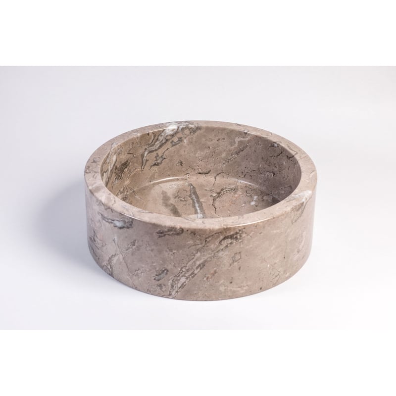 Natural Stone Vessel Bathroom Sink - Blizz Stone Sink