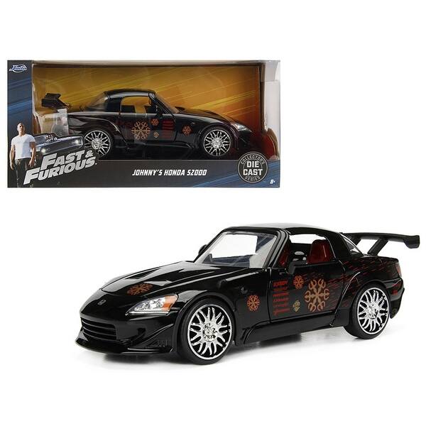 Johnny S 01 Honda S00 Black Fast Furious Movie 1 24 Diecast Model Car By Jada 1 24 Diecast Model Overstock