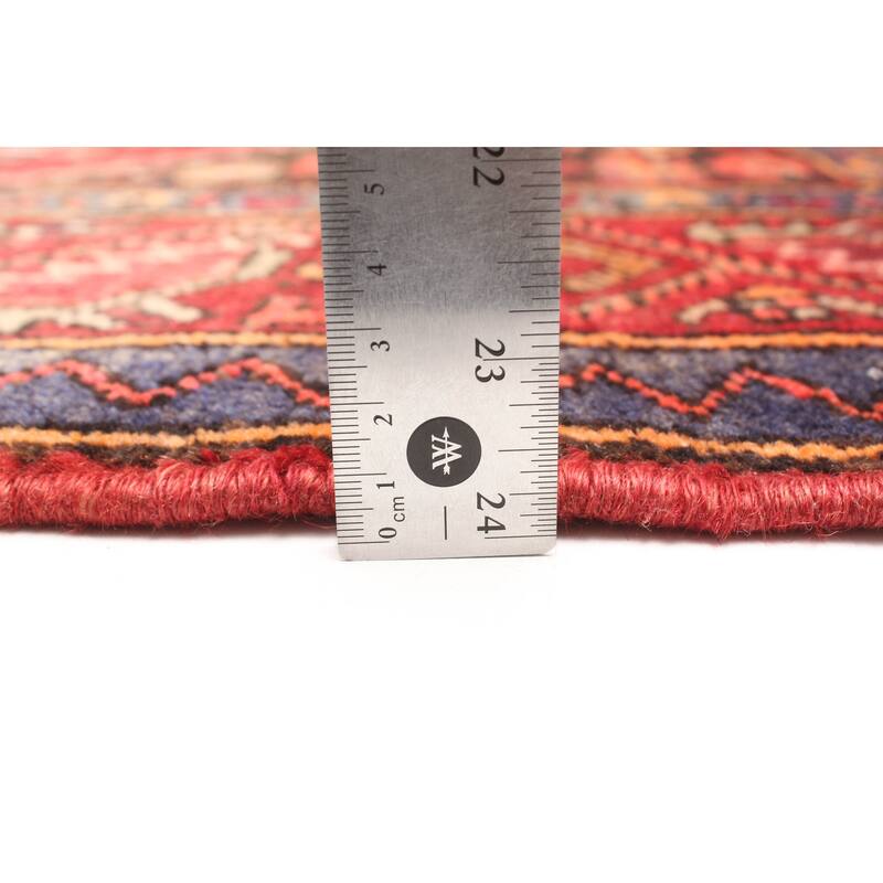 ECARPETGALLERY Hand-knotted Andelz Red Wool Rug - 4'5 x 6'7