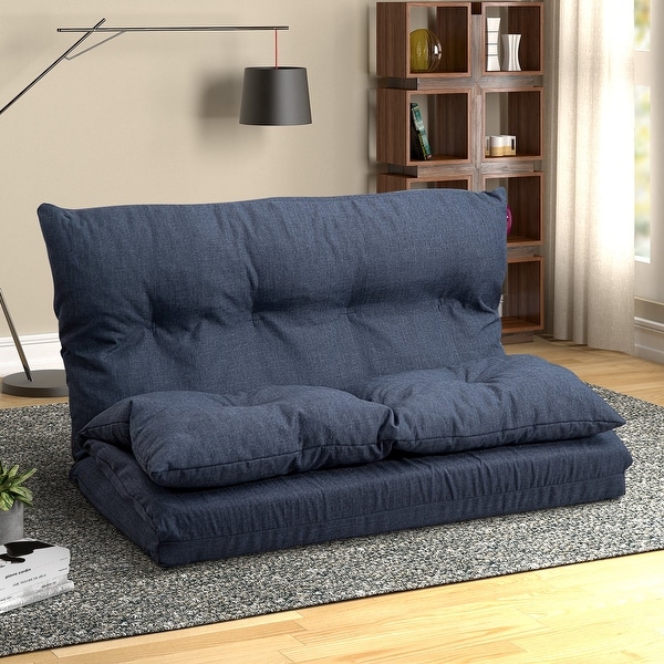 Reclining floor 2025 sofa