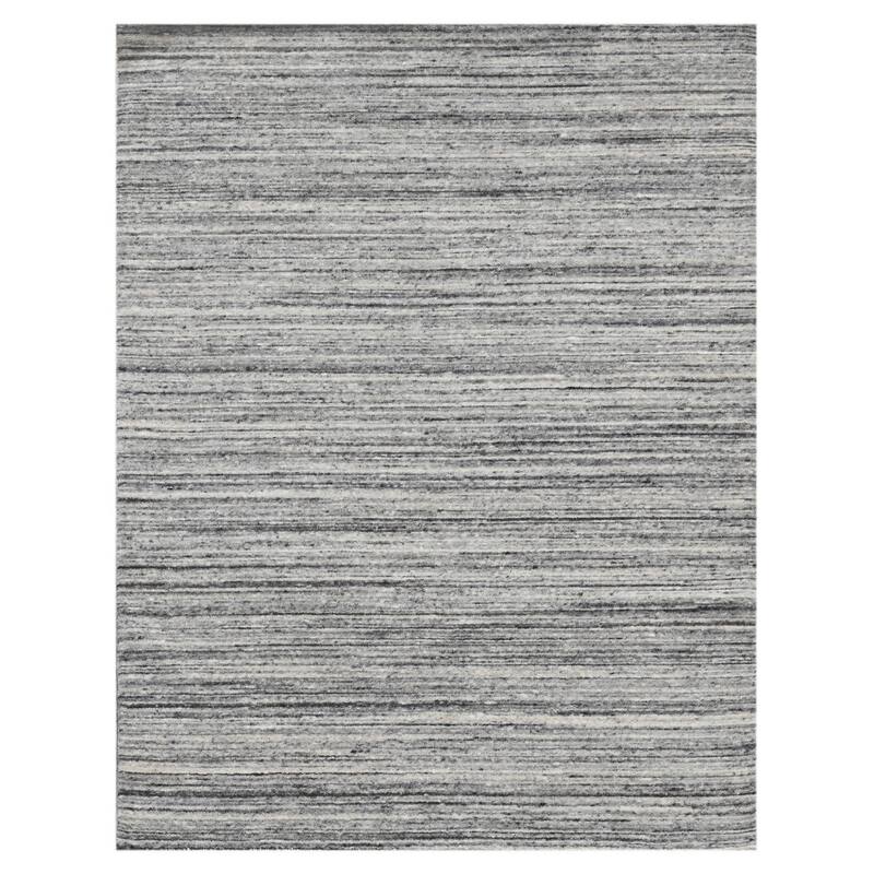 HomeRoots Striped Transitional Rectangle Area Rug