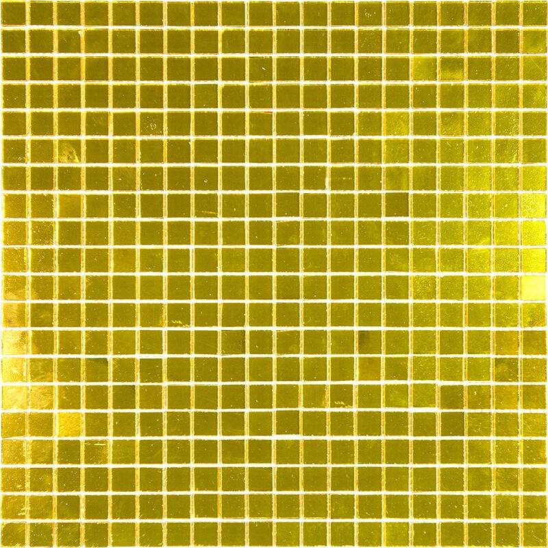 Apollo tile 12" x 12" Altin Glossy Honey Gold Glass Tile (18.69 sq ft/case) - 20 Pack