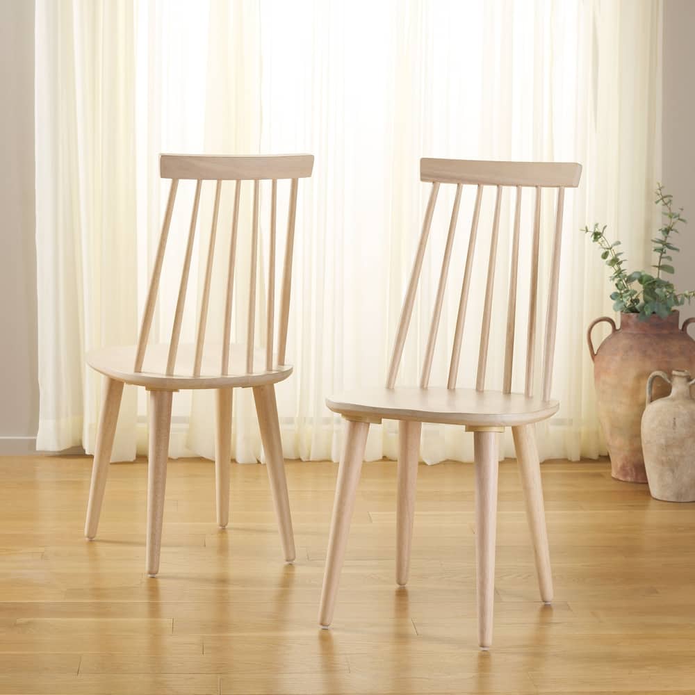 SAFAVIEH Home Burris 18-inch Side Chair [SET of 2] - 17"W x 21"D x 36"H