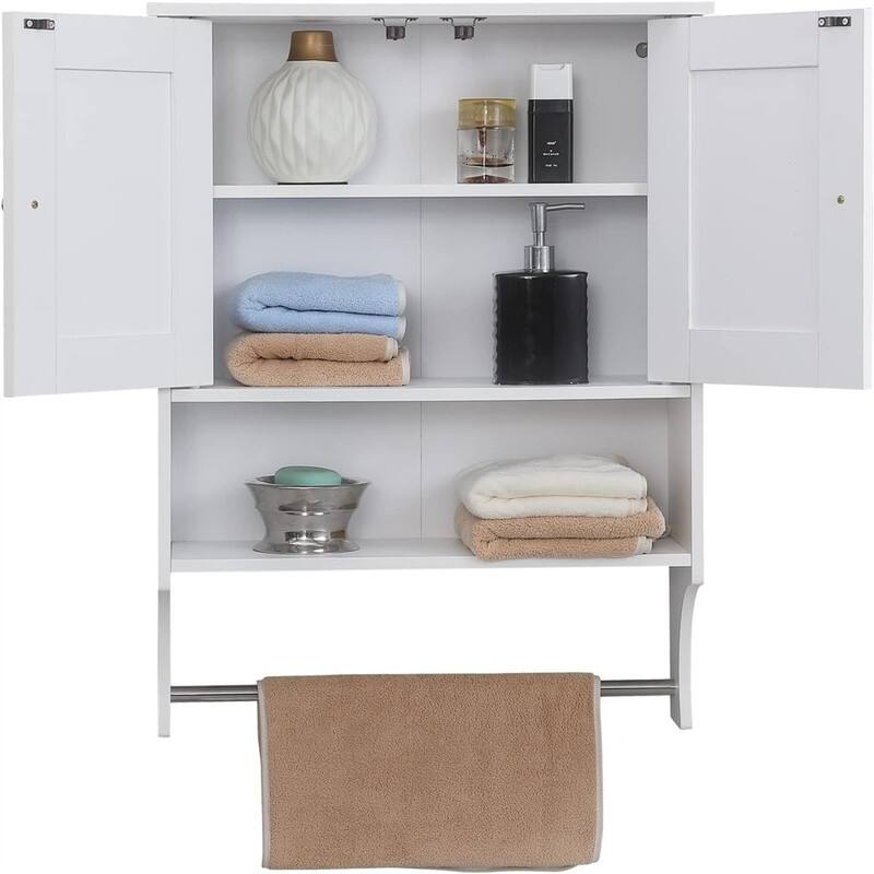 Over The Toilet Storage - 7.1"D x 7.1"W x 27.6"H