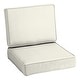 preview thumbnail 1 of 70, Arden Selections ProFoam Acrylic Deep Seat Cushion Set 24 L x 24 W - Sand Cream