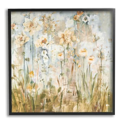Stupell Varied Blooming Flowers Among Grasses Boho Painting Framed Wall Art, Design by Jill Martin