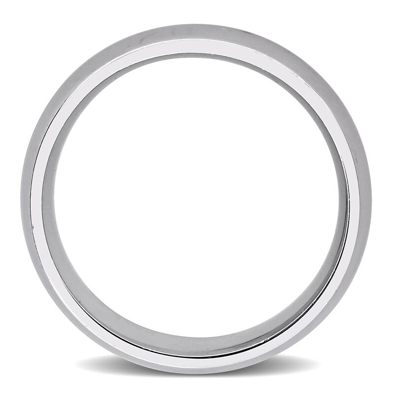 Miadora Men's 7.5mm Comfort Fit Wedding Band in 14k White Gold