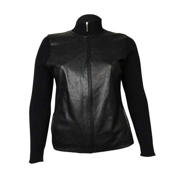 charter club leather jacket