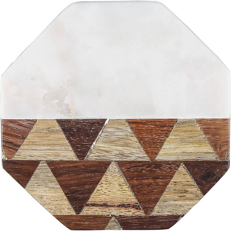 Marble Coaster, One Size, White - Multi